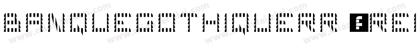 BanqueGothiqueRR 3 Regular字体转换